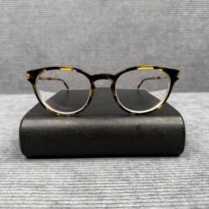 Warby Parker Percey Tortoise Eyeglasses Round Frames 49-19-135 Italy 2253